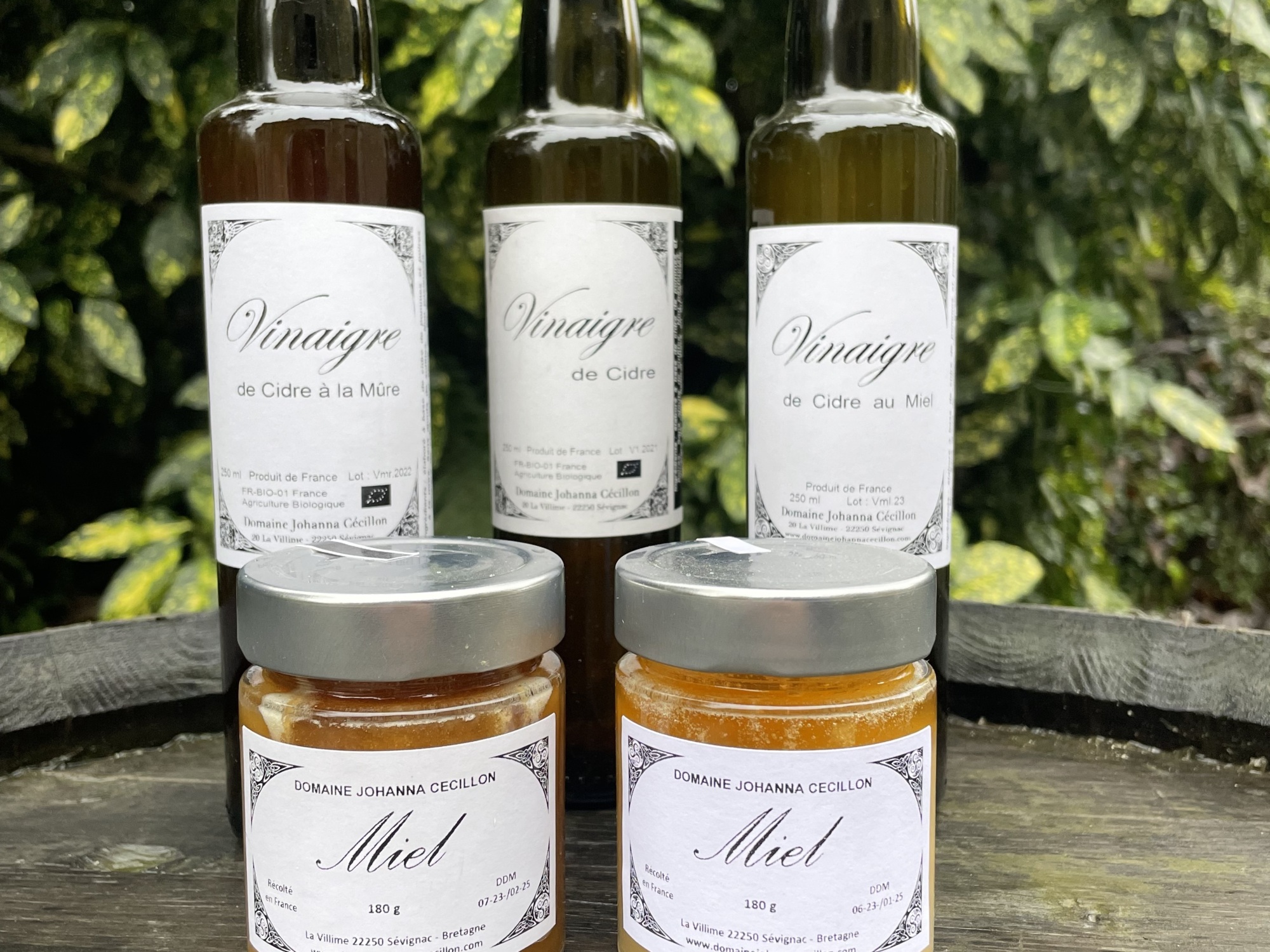 Discover our vinegars and honeys